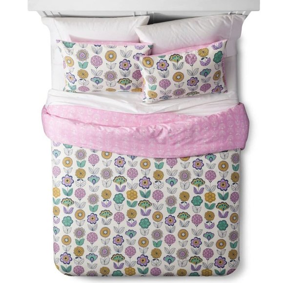 Lolli Living Other - Twin Comforter Set 100% Cotton Floral NWT Lolli Living Reversible